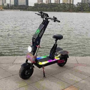 Scooter électrique avec usine de roues de 10 pouces